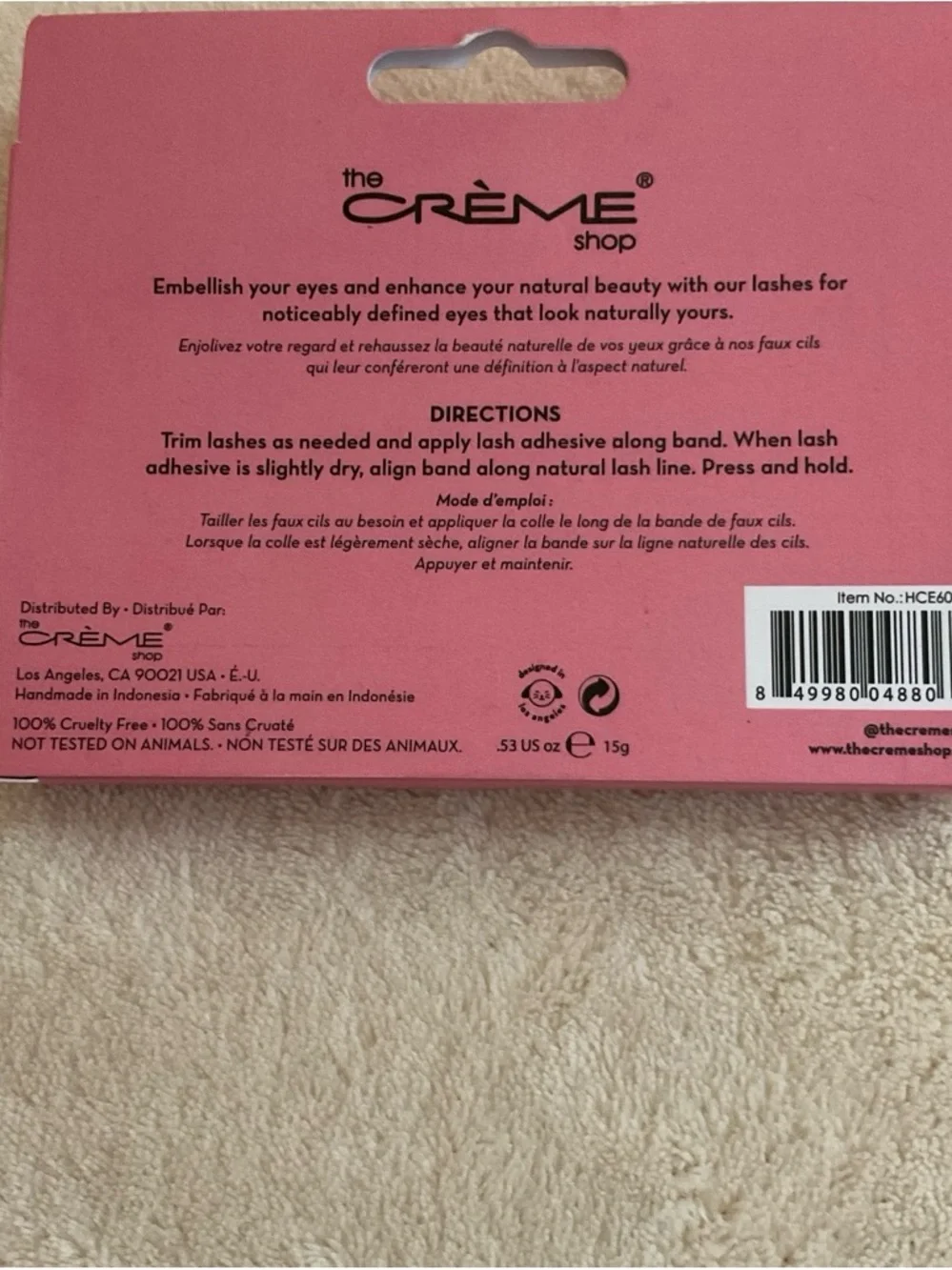 the CRÈME Shop Vixen Handcrafted False Eyelashes - Black